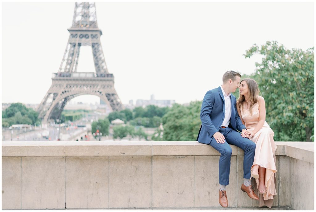 Eiffel Tower Engagement Session